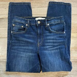 Ella Moss- Ladies High Waisted Straight Leg Denim Jean 5 Pocket Design Size 8/29